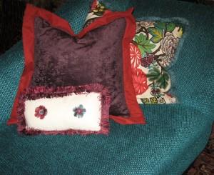 Chaise & Pillows